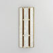 Miramar 2 Light 8 inch Capiz and Natural Aged Brass ADA Wall Sconce Wall Light