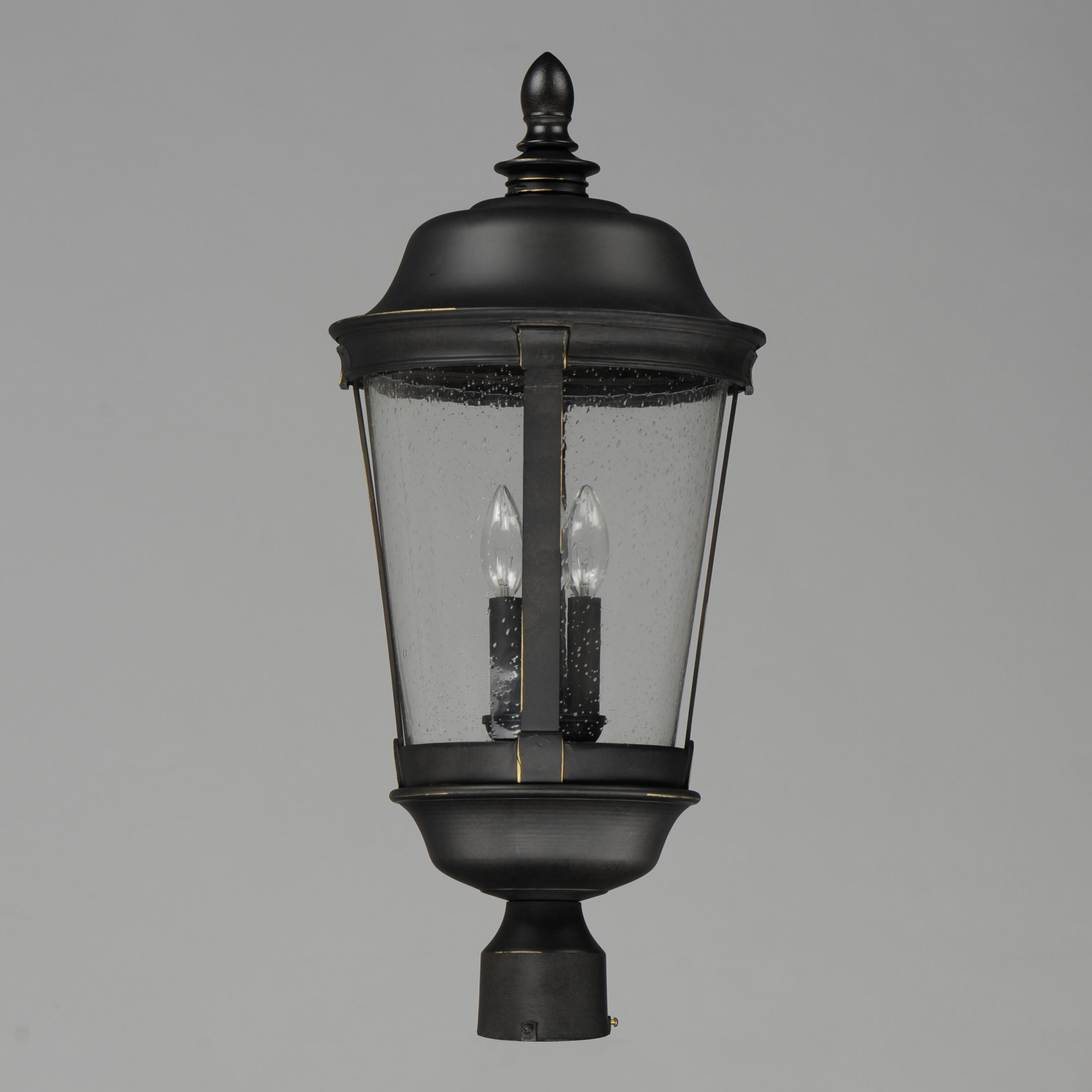 Dover DC 3 Light 26 inch Bronze Outdoor Pole/Post Lantern
