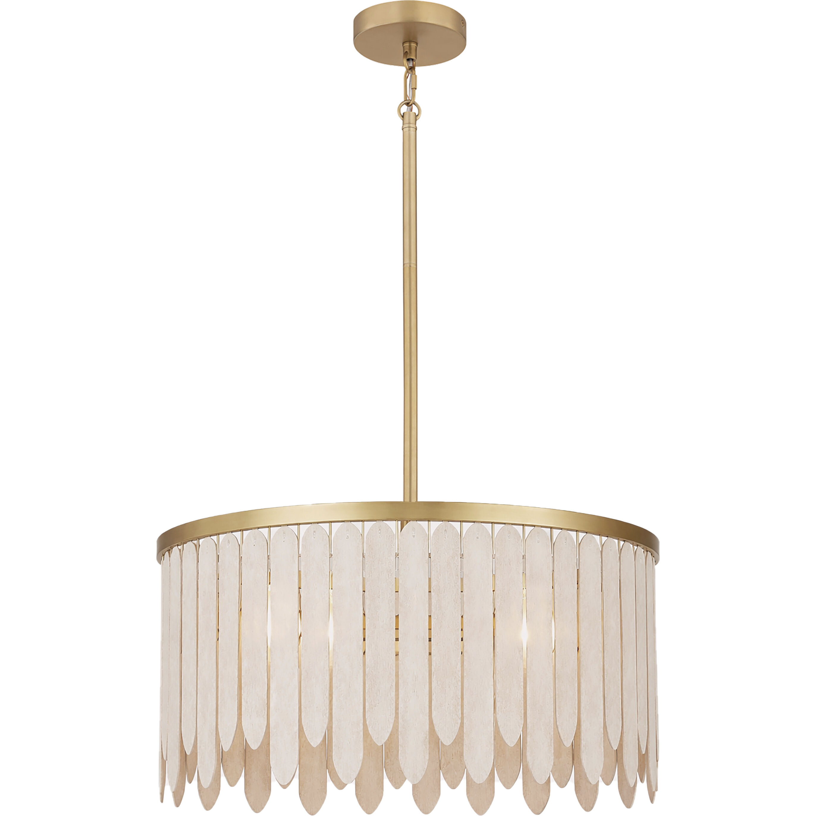 Marimba 4 Light 26 inch Weathered White Single Pendant Ceiling Light