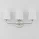 Bristol 3 Light 20.75 inch Satin Nickel Bath Vanity Wall Light