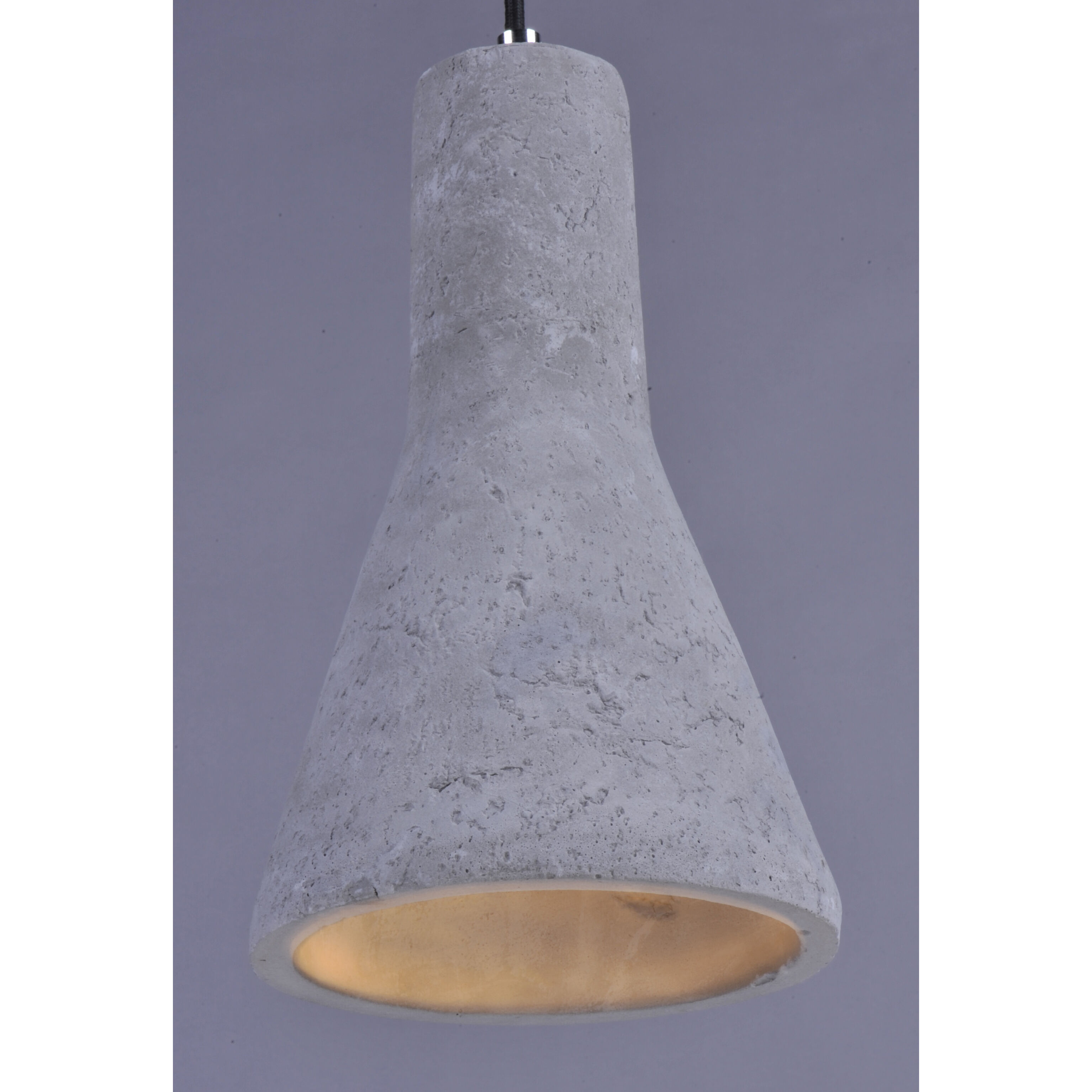 Crete LED 7 inch Polished Chrome Single Pendant Ceiling Light