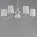 Durham 5 Light 26 inch Polished Chrome Single-Tier Chandelier Ceiling Light