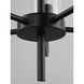 Crosby 5 Light 24 inch Black Chandelier Ceiling Light