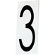 Address White Outdoor Address Number