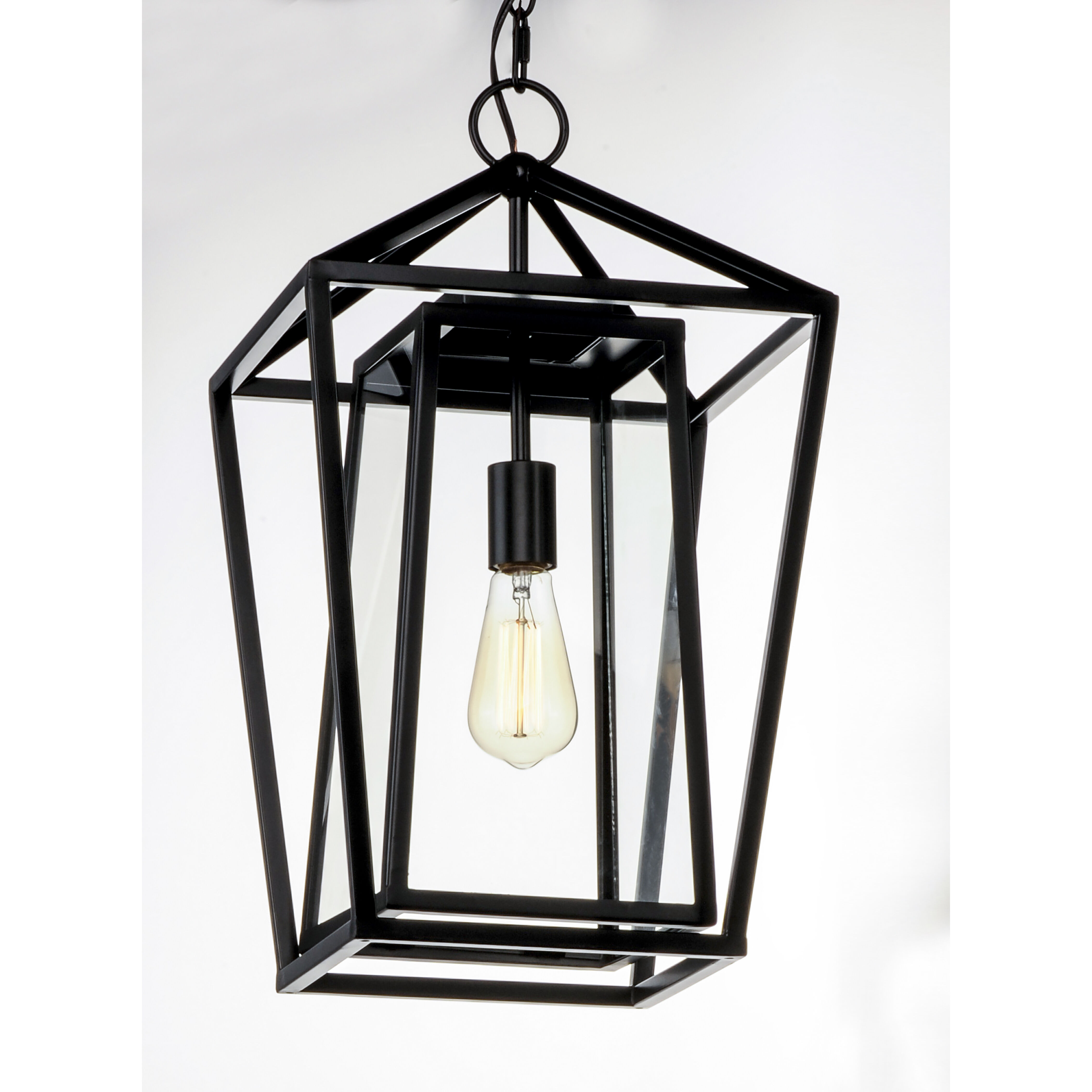 Maxim Lighting 3178CLBK Artisan 1 Light 12 inch Black