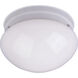 Essentials - 588x 1 Light 7.5 inch White Flush Mount Ceiling Light