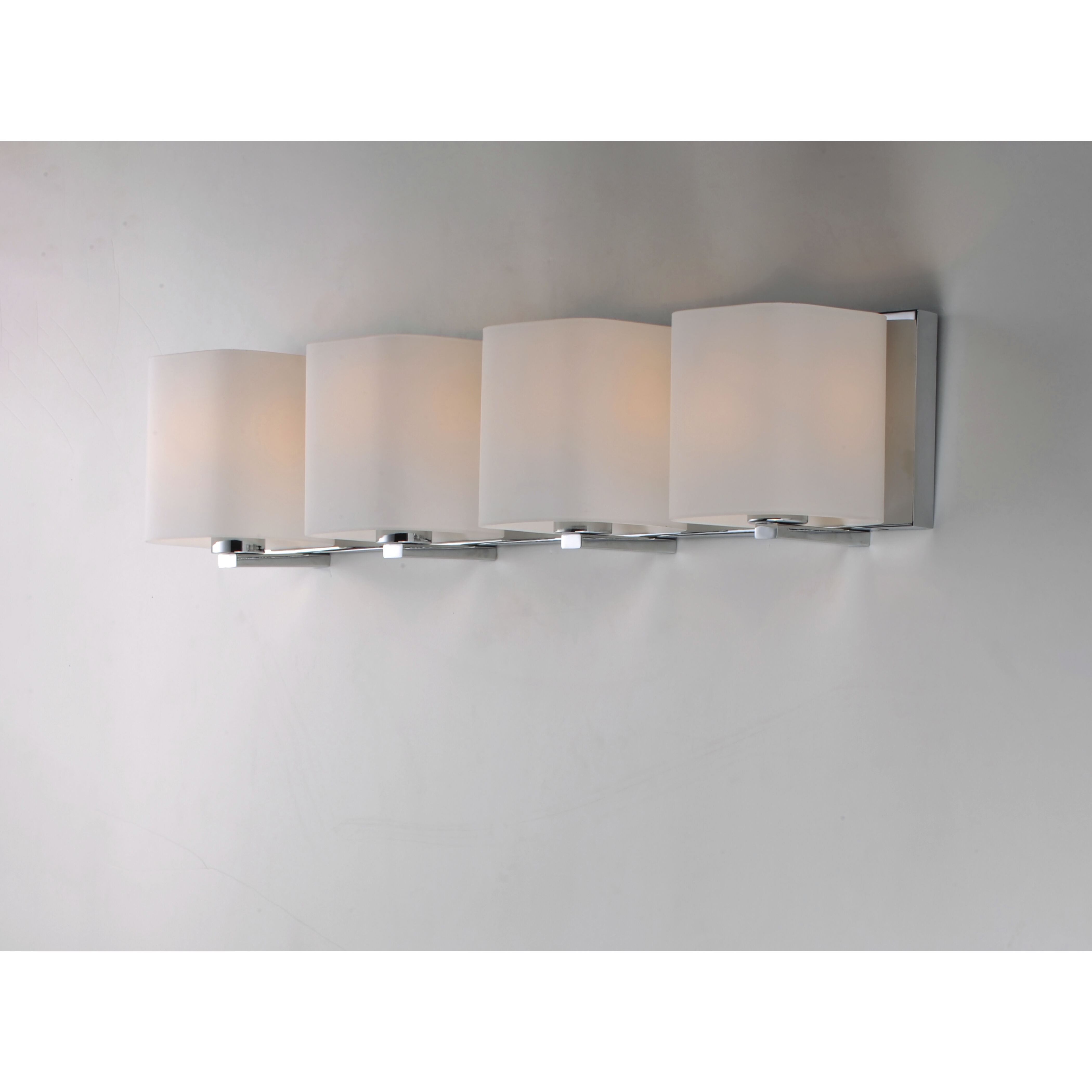 Wrap 4 Light 26 inch Polished Chrome Bath Vanity Wall Light