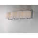 Wrap 4 Light 26 inch Polished Chrome Bath Vanity Wall Light