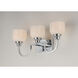 Swale 3 Light 24.75 inch Polished Chrome Bath Vanity Wall Light