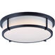 Rogue 3 Light 17 inch Black Flush Mount Ceiling Light