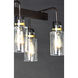 Magnolia 6 Light 32 inch Bronze and Gold Linear Pendant Ceiling Light