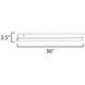 CounterMax 5K 120 LED 36 inch White Under Cabinet
