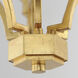 Normandy 6 Light 29 inch Gold Leaf Chandelier Ceiling Light