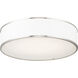 Prime LED 20 inch Satin Nickel Flush Mount Ceiling Light