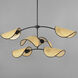 Bonnet 6 Light 9 inch Black Multi-Light Pendant Ceiling Light