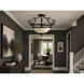 Manor 2 Light 19.5 inch Oil Rubbed Bronze Semi-Flush Mount Ceiling Light