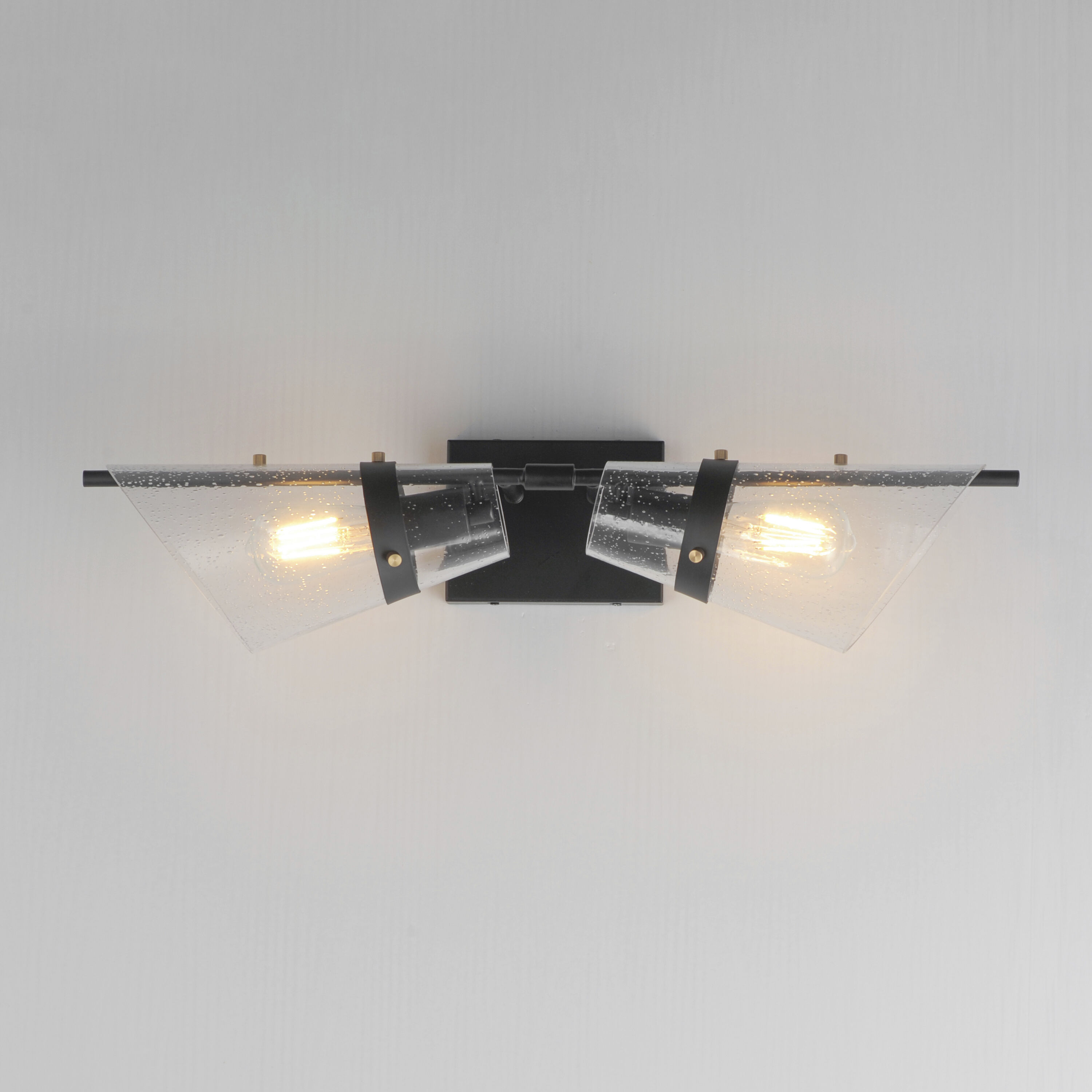 Finch Wall Sconce Wall Light in Seedy, Dark BronzeandAntique Brass