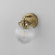 Kasbah 1 Light 6 inch Satin Brass Wall Sconce Wall Light