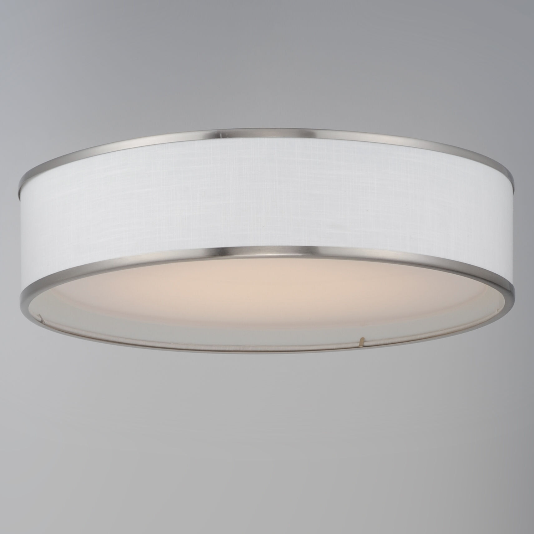 Prime LED 16 inch Satin Nickel Flush Mount Ceiling Light