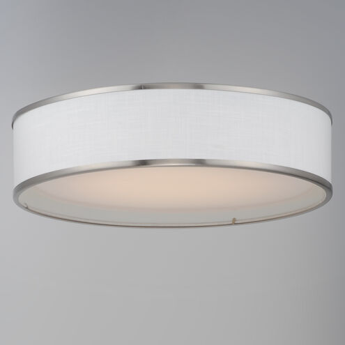 Prime LED 16 inch Satin Nickel Flush Mount Ceiling Light