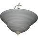 Foothills Forge 2 Light 16 inch Navaho White Invert Bowl Pendant Ceiling Light