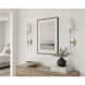 Uptown 1 Light 5 inch Satin Brass and Polished Nickel Wall Sconce Wall Light