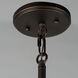 Trestle 1 Light 14 inch Oil Rubbed Bronze and Antique Brass Single Pendant Ceiling Light