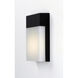 Eyebrow LED 7.75 inch Black Outdoor Wall Mount