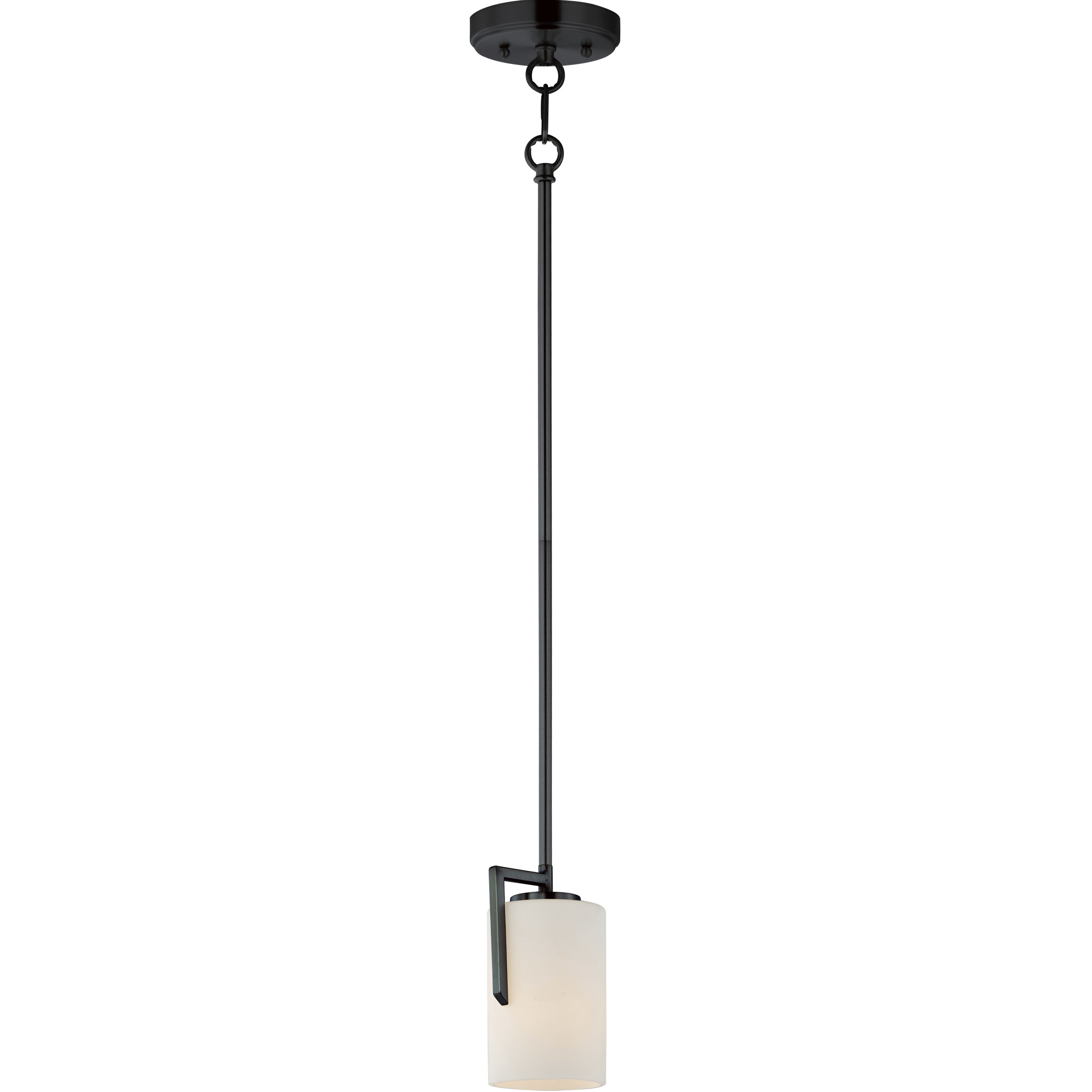 Dart 1 Light 4.5 inch Black Single Pendant Ceiling Light