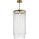 Jolie LED 14 inch Natural Aged Brass Entry Foyer Pendant Ceiling Light