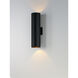 Outpost LED 22 inch Black Outdoor Wall Mount