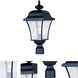 Senator 1 Light 20 inch Black Outdoor Pole/Post Mount
