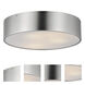 Tommy 3 Light 16 inch Satin Nickel Flush Mount Ceiling Light