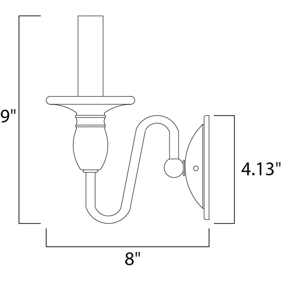 Towne 1 Light 5 inch Oil Rubbed Bronze Wall Sconce Wall Light