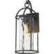 Del Mar 1 Light 19 inch Blacksmith Outdoor Wall Mount in Water