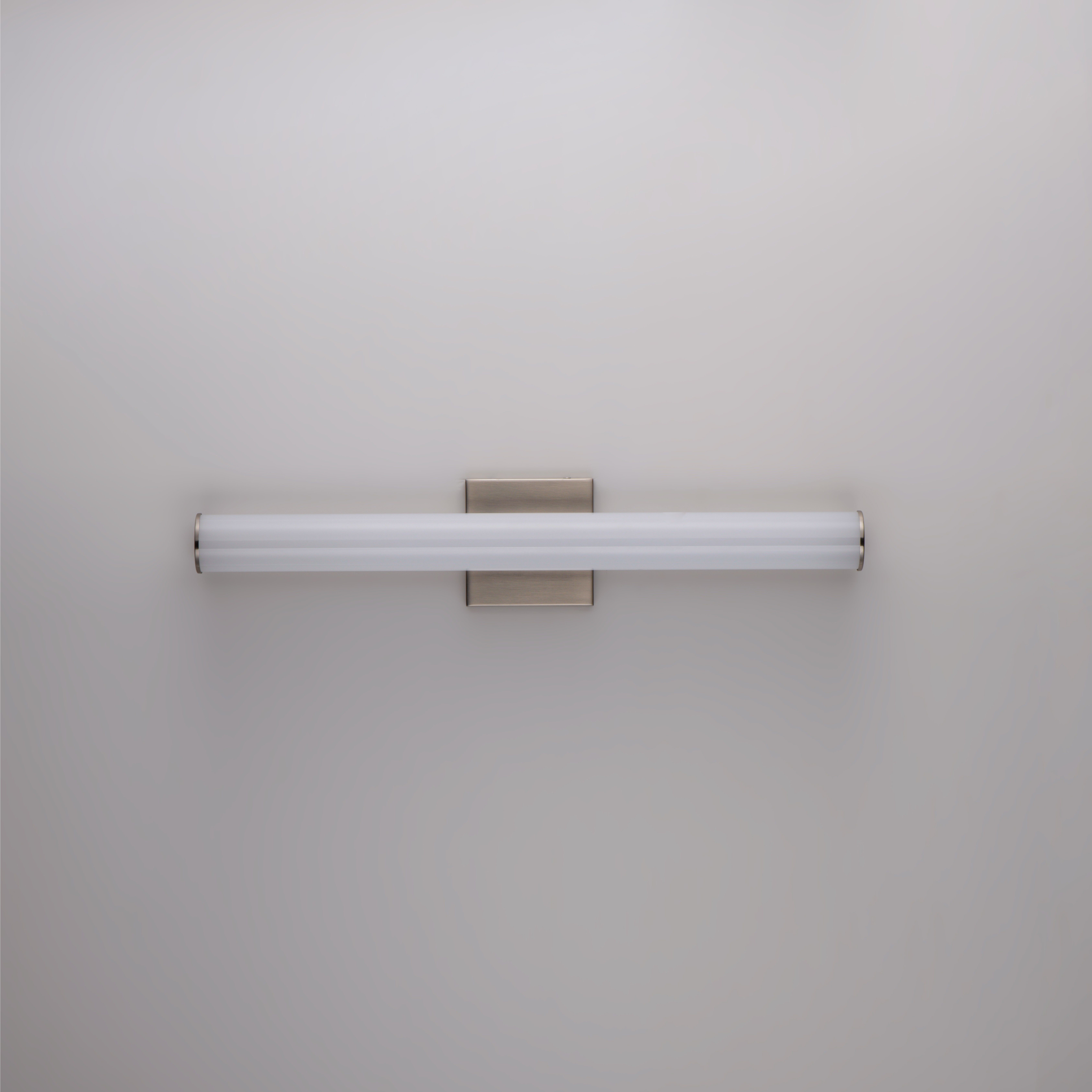 Rail LED 18 inch Satin Nickel Bath Vanity Wall Light
