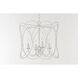 Trellis 4 Light 19.25 inch Weathered White Multi-Light Pendant Ceiling Light