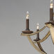 Basque 8 Light 32 inch Driftwood and Anthracite Chandelier Ceiling Light