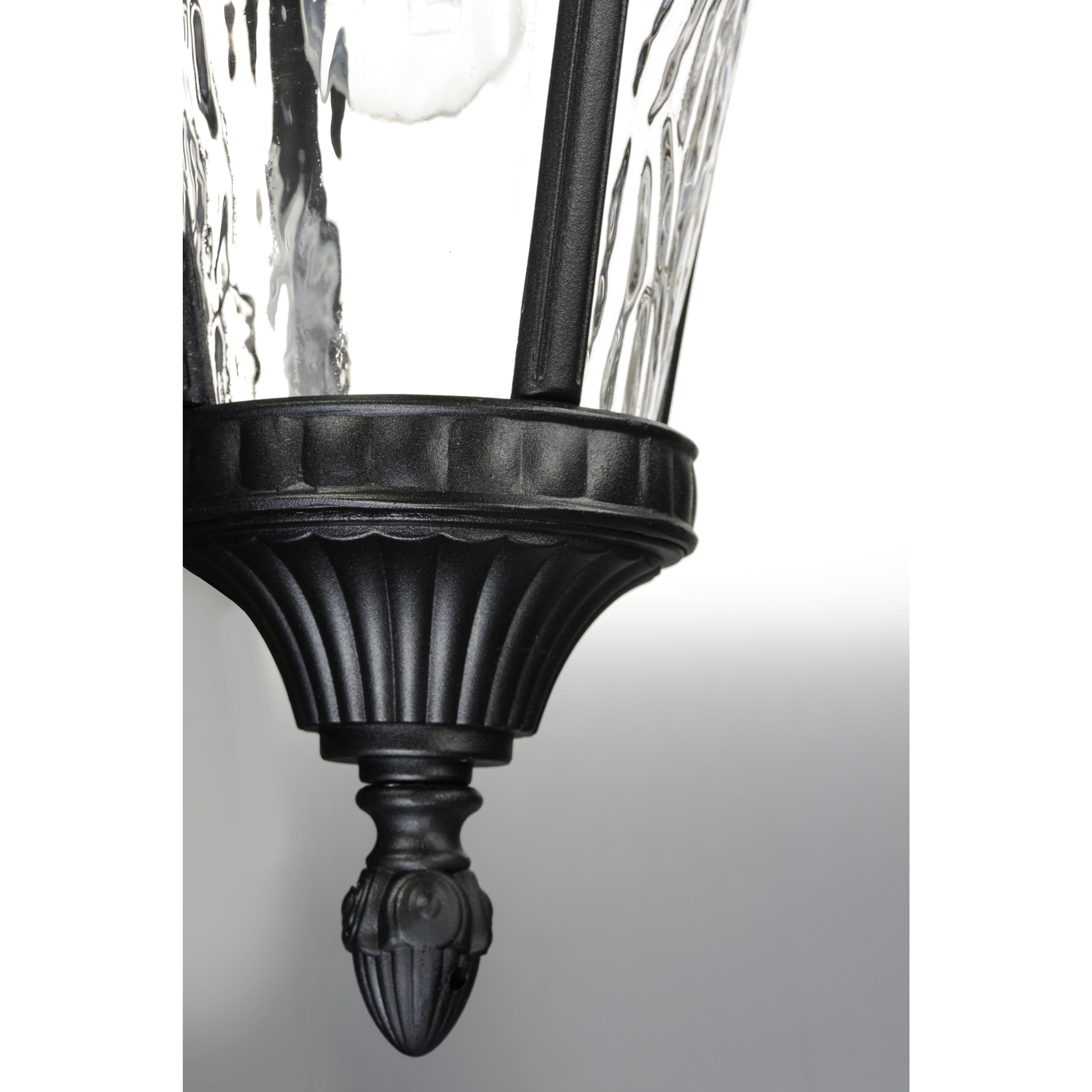 Sentry 1 Light 9 inch Black Outdoor Hanging Lantern