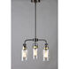 Magnolia 3 Light 17 inch Bronze and Gold Multi-Light Pendant Ceiling Light