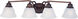 Malaga 4 Light 29 inch Oil Rubbed Bronze Bath Light Wall Light in Marble