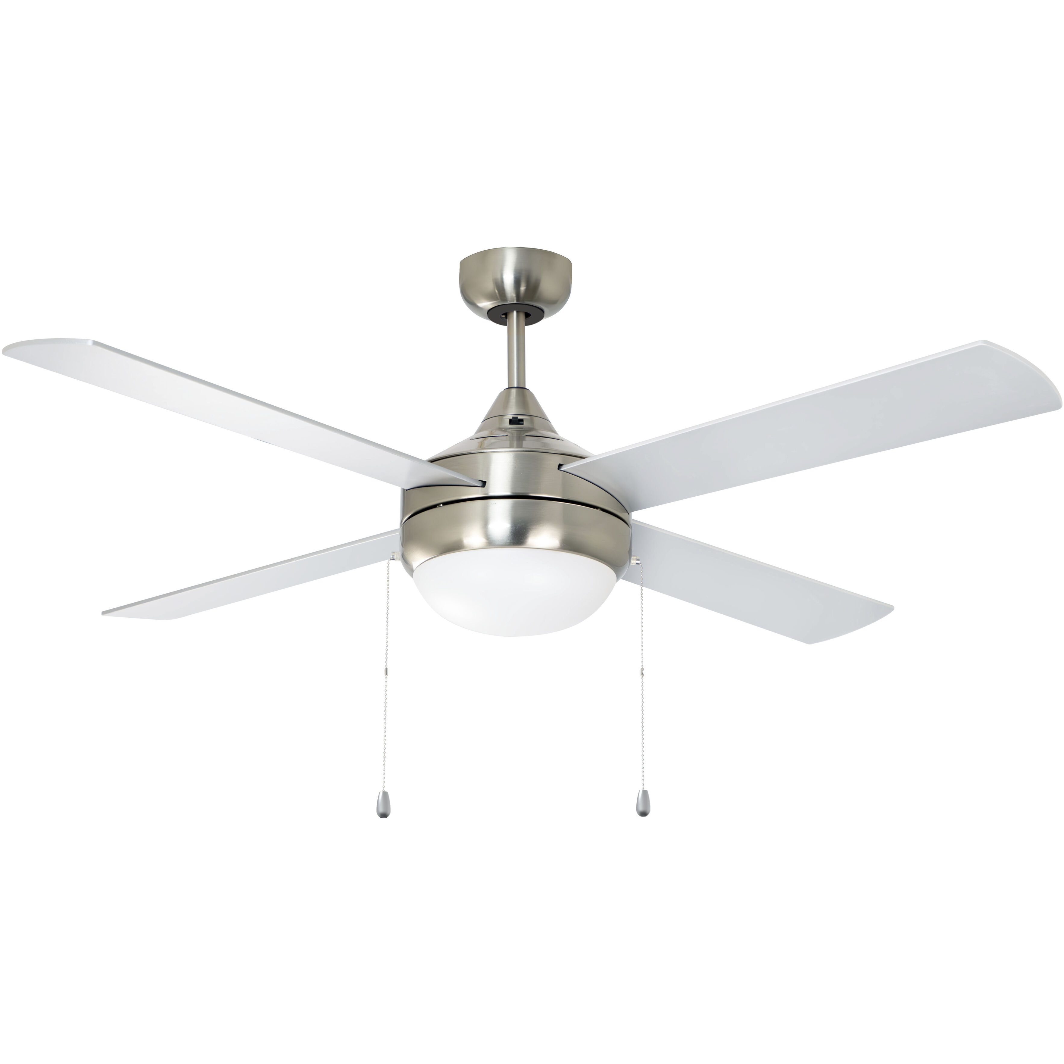 Quattro 52 inch Satin Nickel Indoor Ceiling Fan
