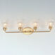 Acadia 4 Light 35 inch Heritage Bath Vanity Wall Light