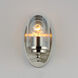 Corona 1 Light 5 inch Satin Nickel Bath Vanity Wall Light in Clear