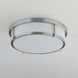 Rogue LED 13 inch Satin Nickel Flush Mount Ceiling Light