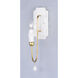 Claymore 1 Light 5 inch Claystone/Gold Leaf Chandelier Ceiling Light