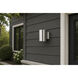 Lightray 1 Light 9.25 inch Brushed Aluminum Outdoor Wall Mount