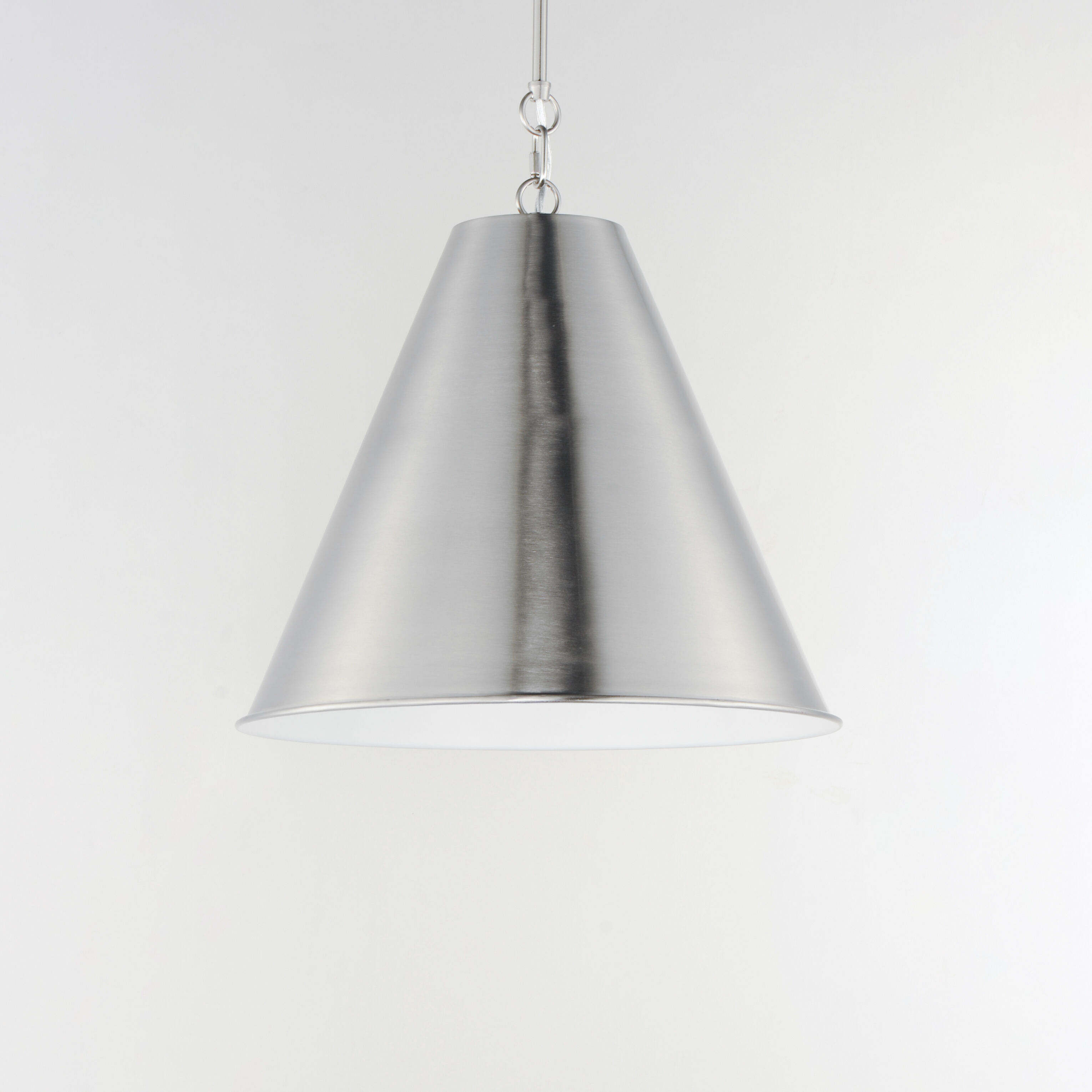 Veritas 1 Light 18 inch Satin Nickel Single Pendant Ceiling Light
