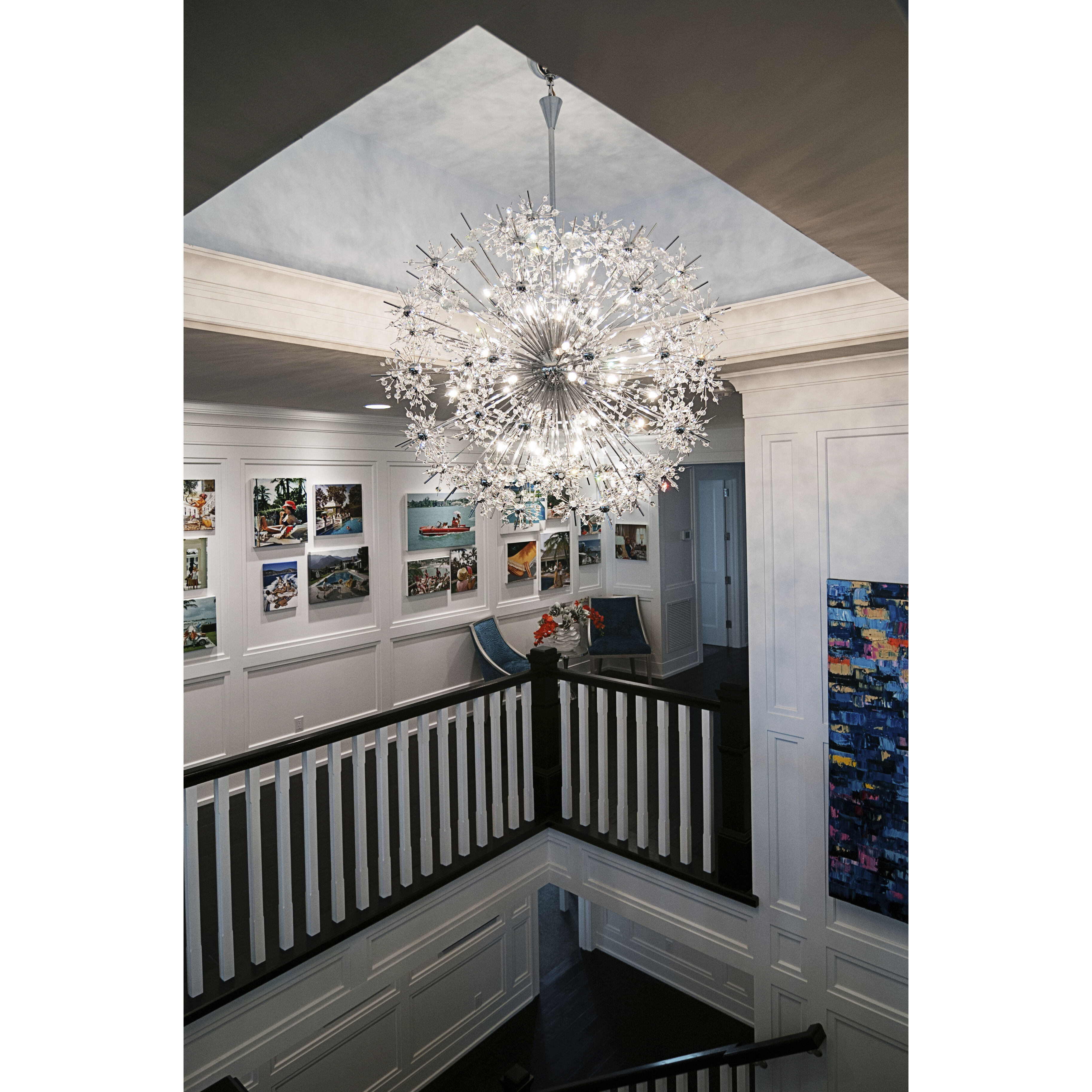 Maxim 39747BCPC Starfire 40 Light 44 inch Polished Chrome Chandelier Ceiling Light