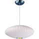 Cocoon 1 Light 25 inch Polished Chrome Entry Foyer Pendant Ceiling Light